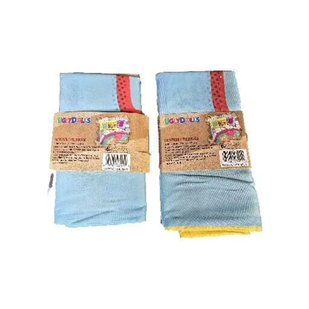 2 Ugly Doll Reversible Pillowcases 20 X 30 In. New Deadstock Y2K‎